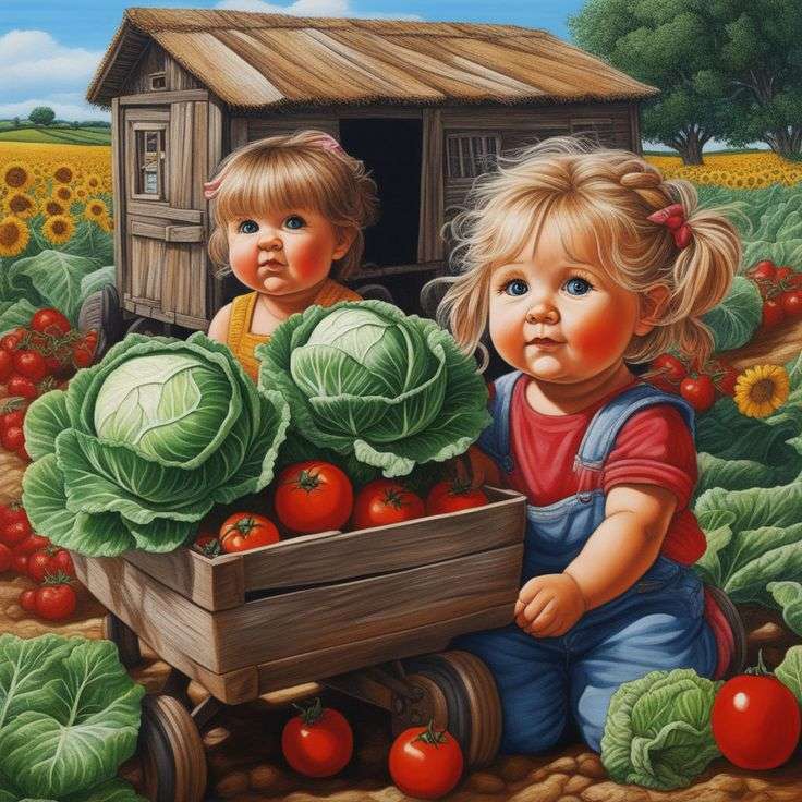 石炭の間の子供 オンラインパズル