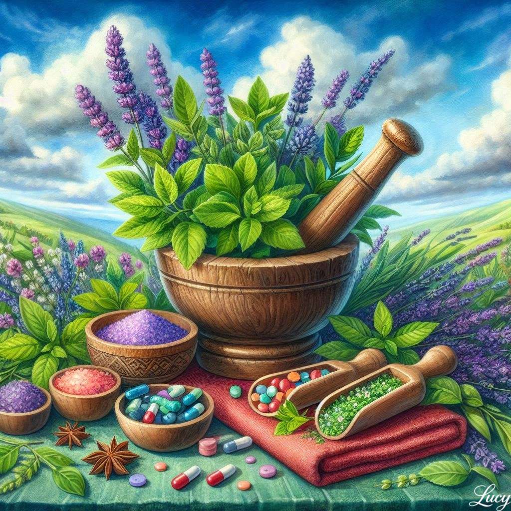 ハーブの薬剤師シーン ジグソーパズルオンライン