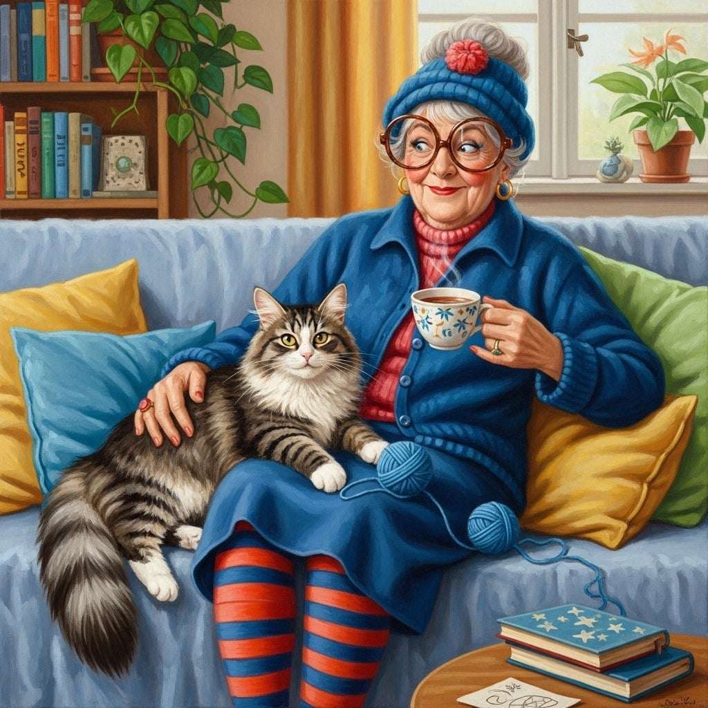 Cat accogliente puzzle online