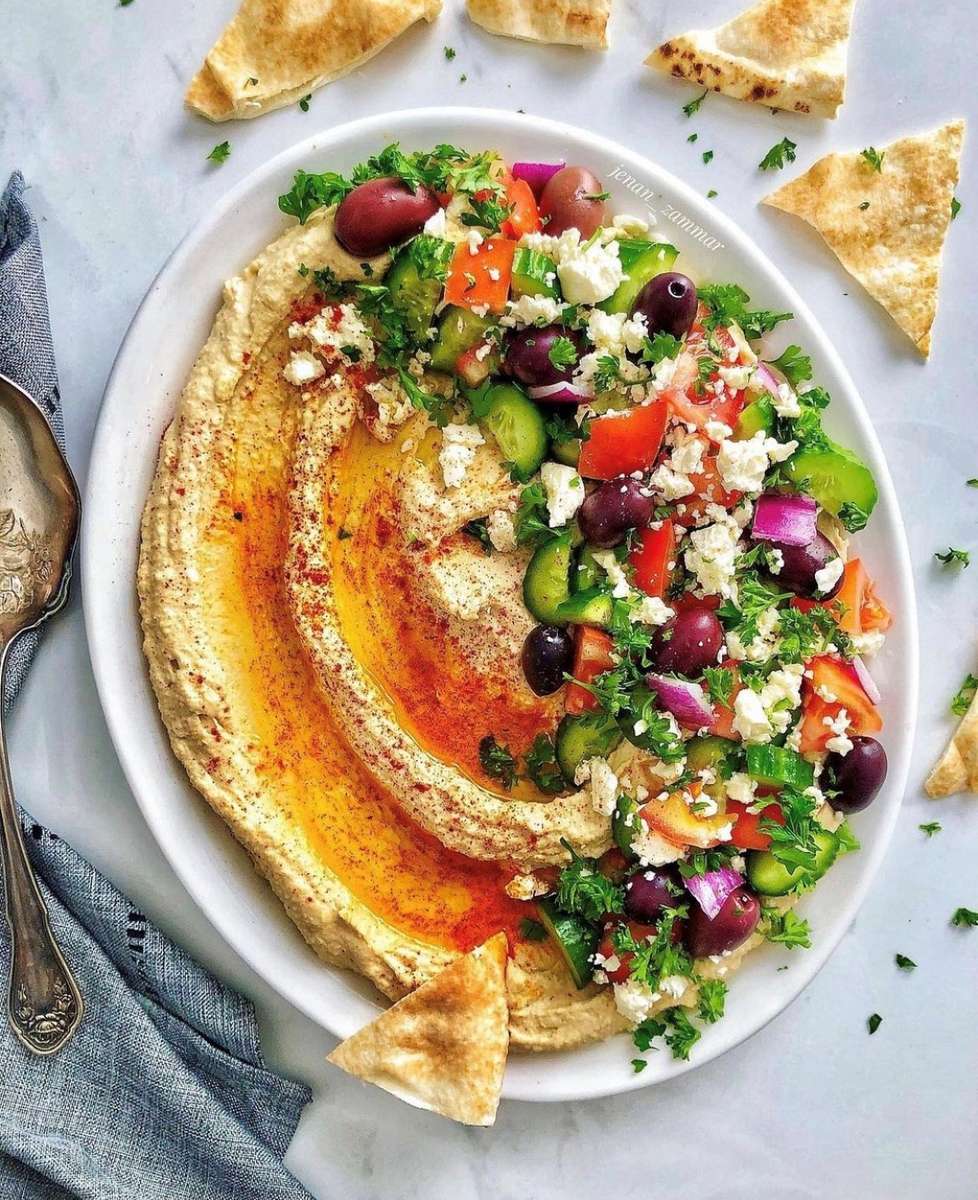 Зареден хумус онлайн пъзел