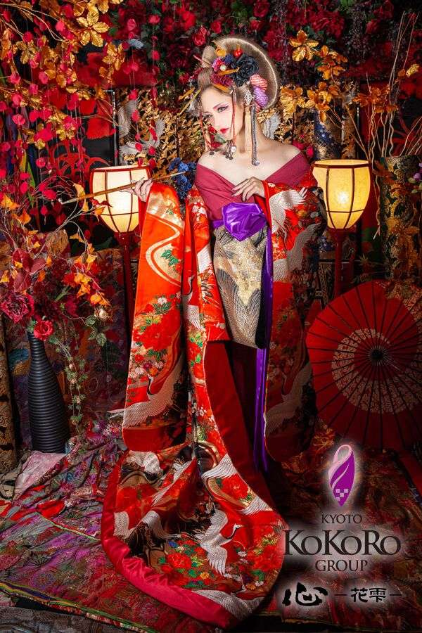 花魁体験「瑠璃蝶々プラン」をご体験下さった素敵なお客様☆゜ オンラインパズル