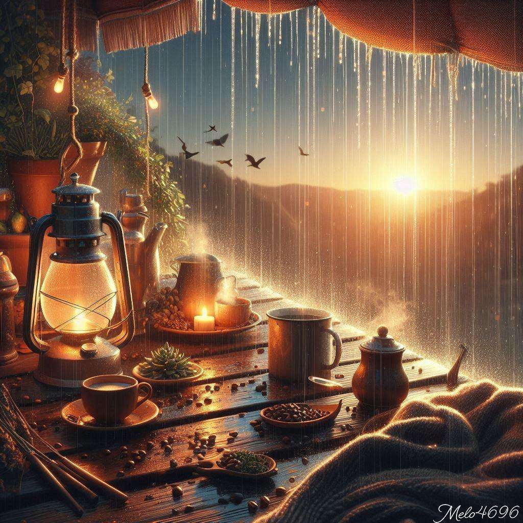 雨からの避難所 オンラインパズル