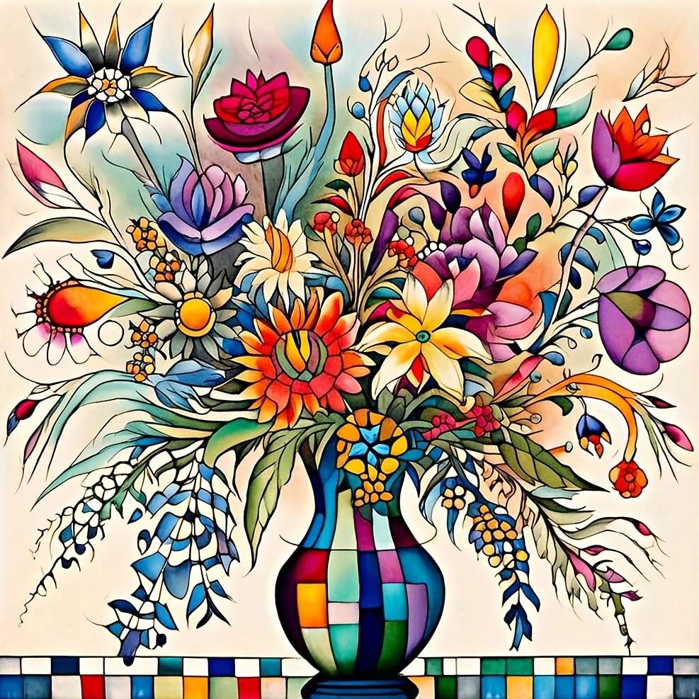 花瓶の花 オンラインパズル