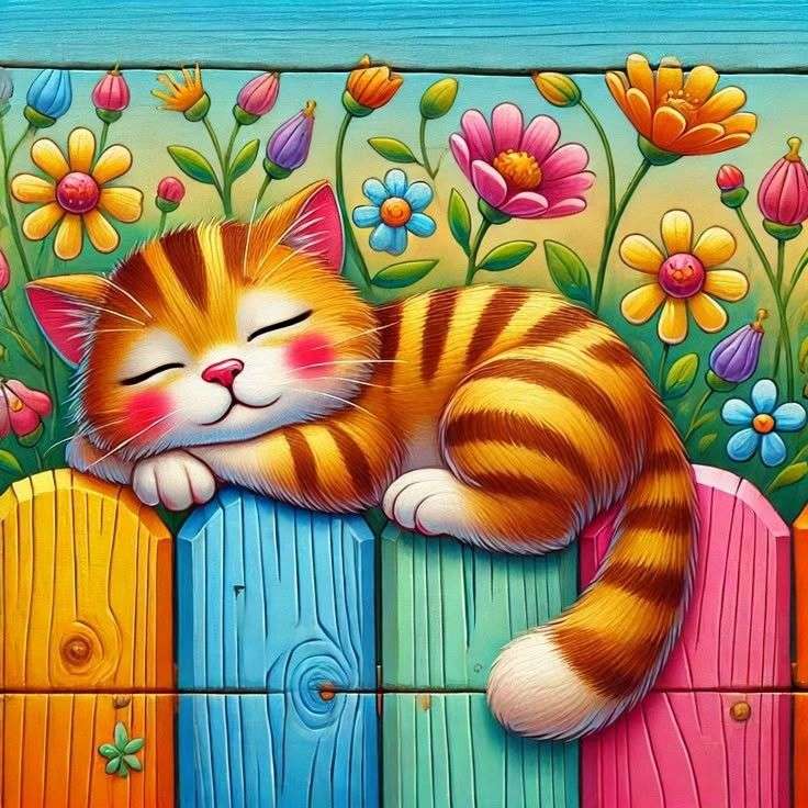 alvó macska online puzzle