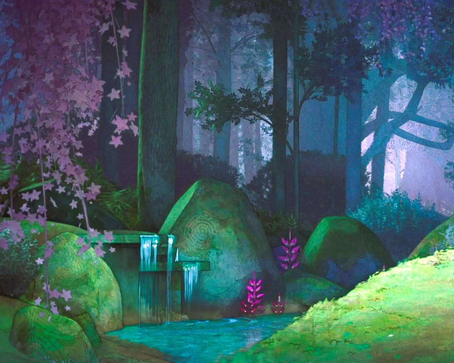 Forest Waterfall jigsaw puzzle online