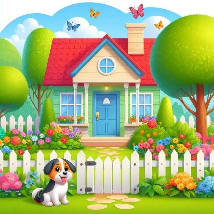 犬と一緒に犬 オンラインパズル