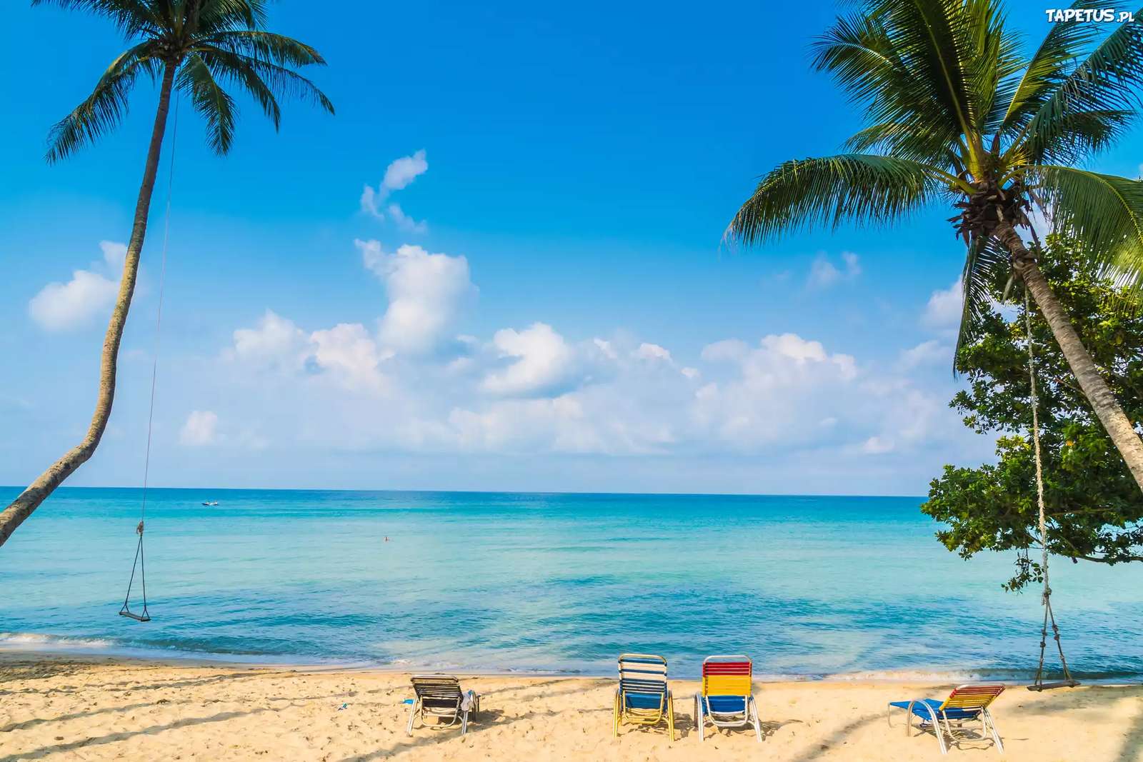 Tropikalna Plaża puzzle online