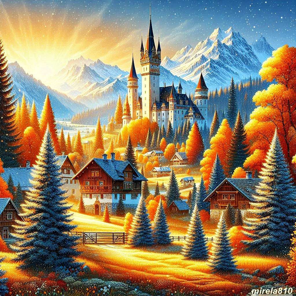 Jesienny widoczek puzzle online