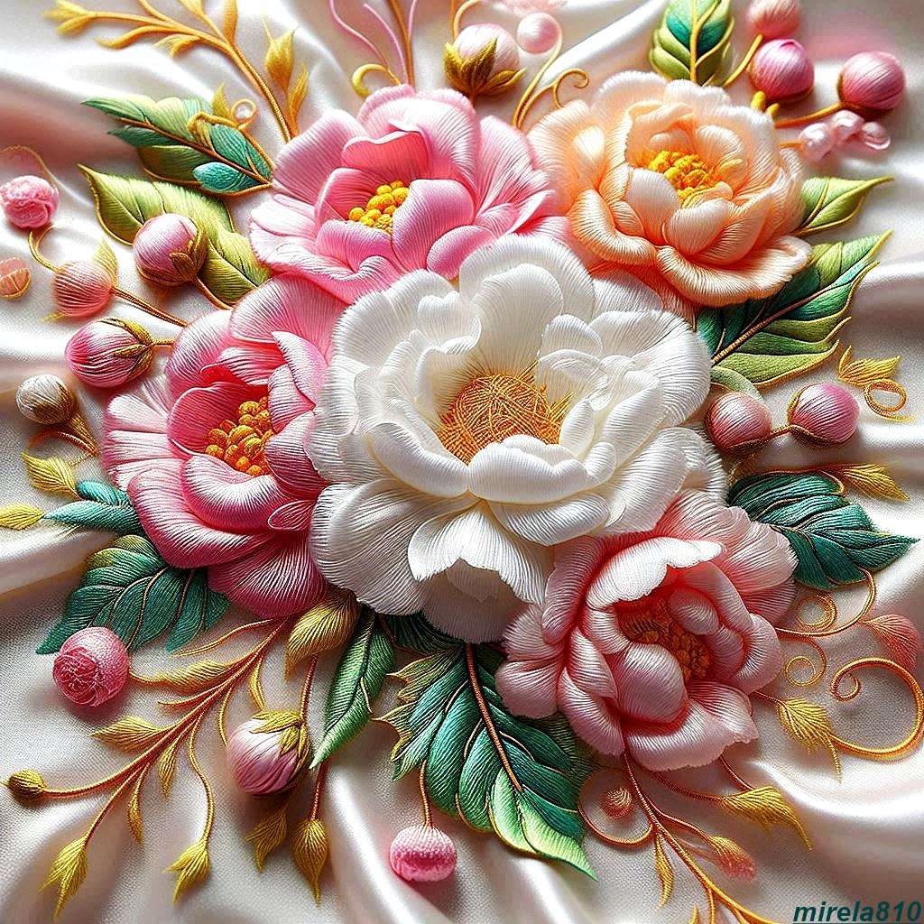 サテンの花 オンラインパズル