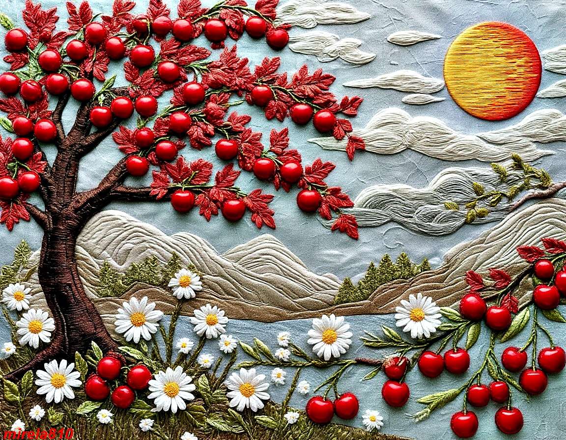 さくらんぼの木 ジグソーパズルオンライン