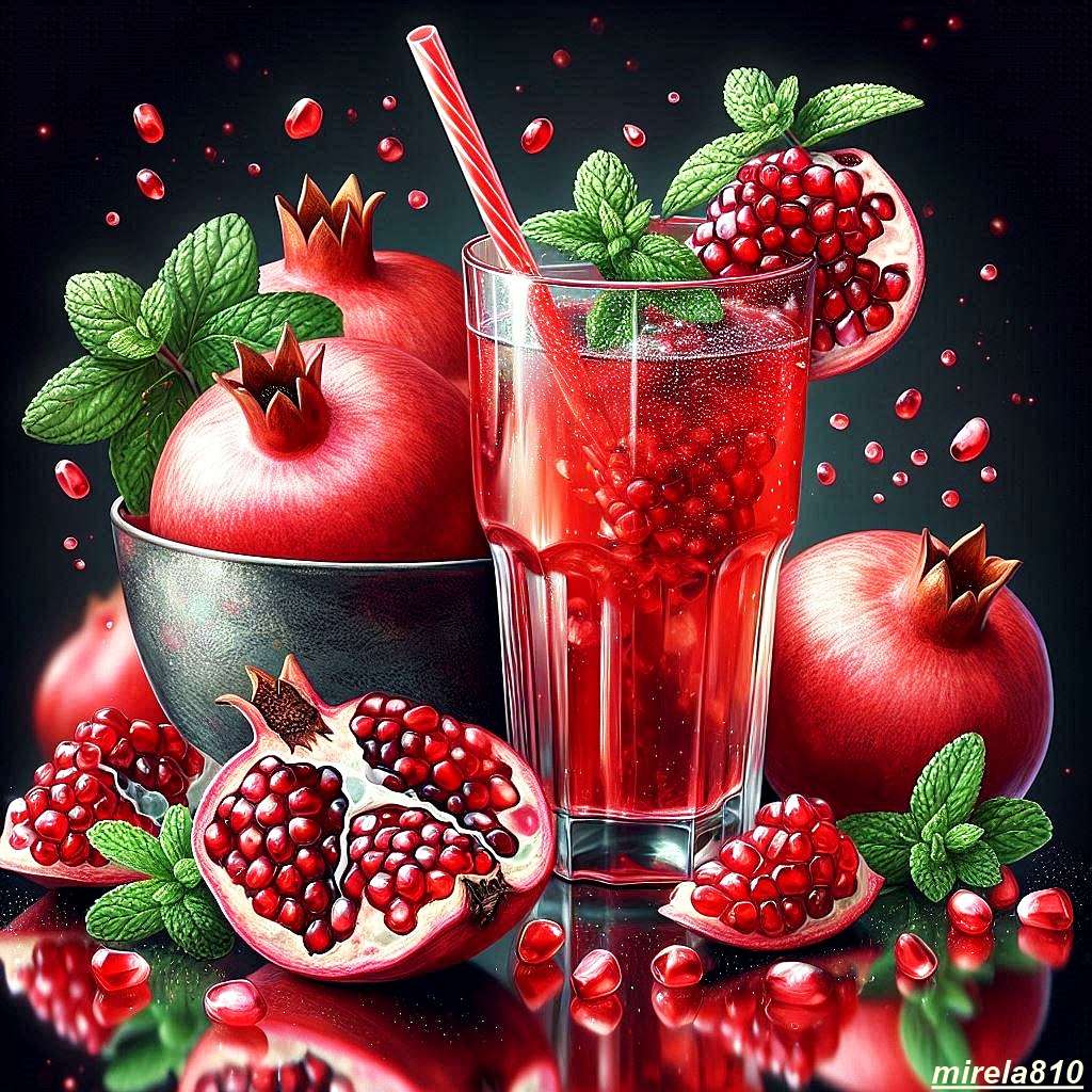 Червен коктейл онлайн пъзел