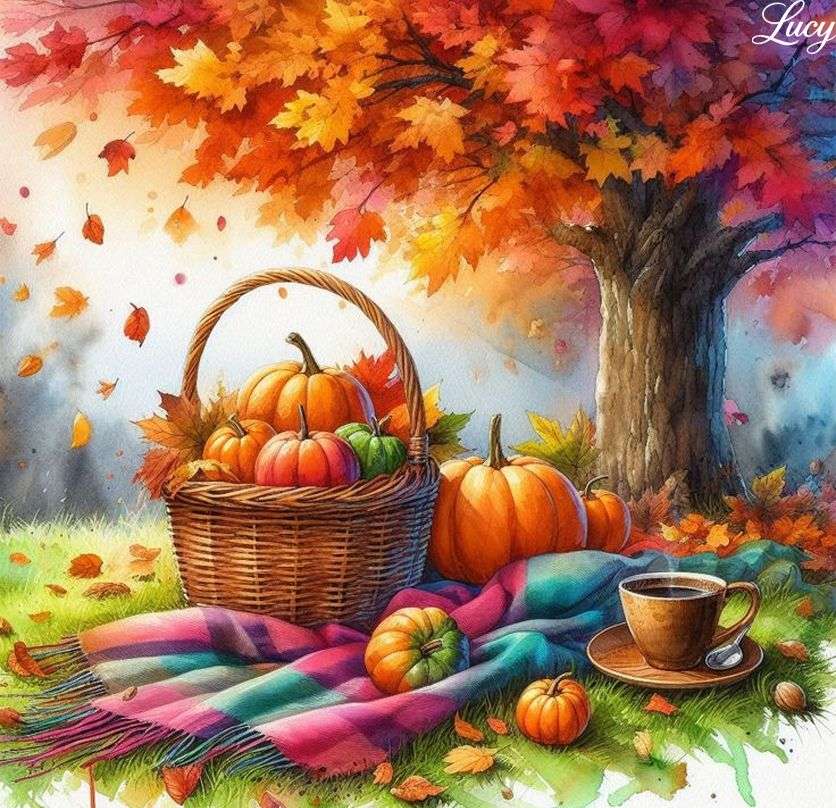 秋のピクニック オンラインパズル