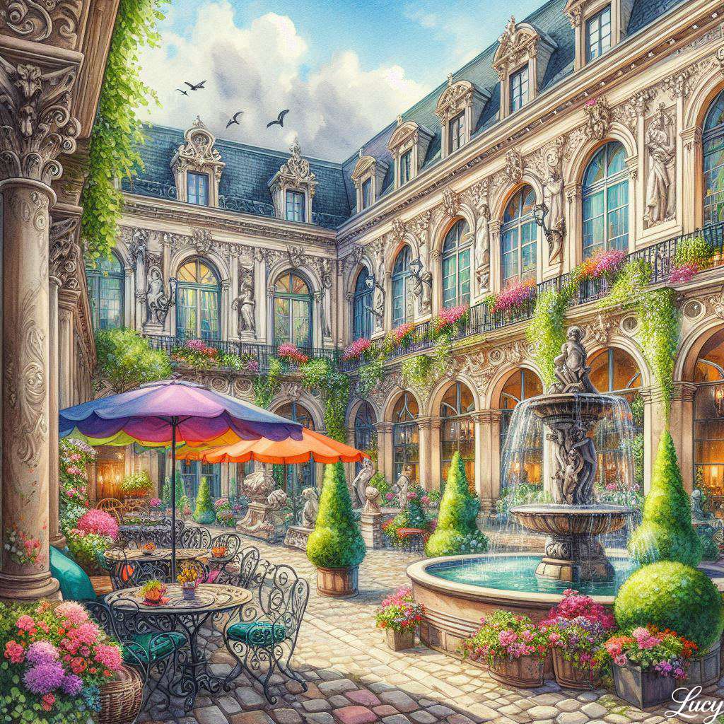 Uitgebreide barokke architectuur online puzzel