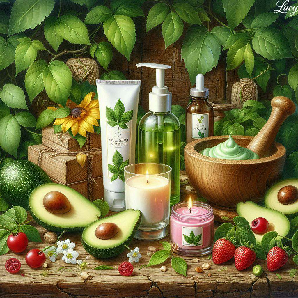 Естествени продукти за грижа за кожата онлайн пъзел