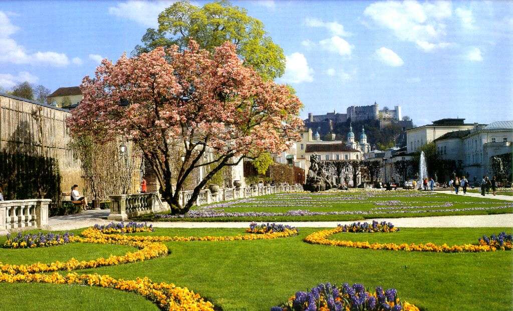Salzburg, Mirabellgarten online puzzle