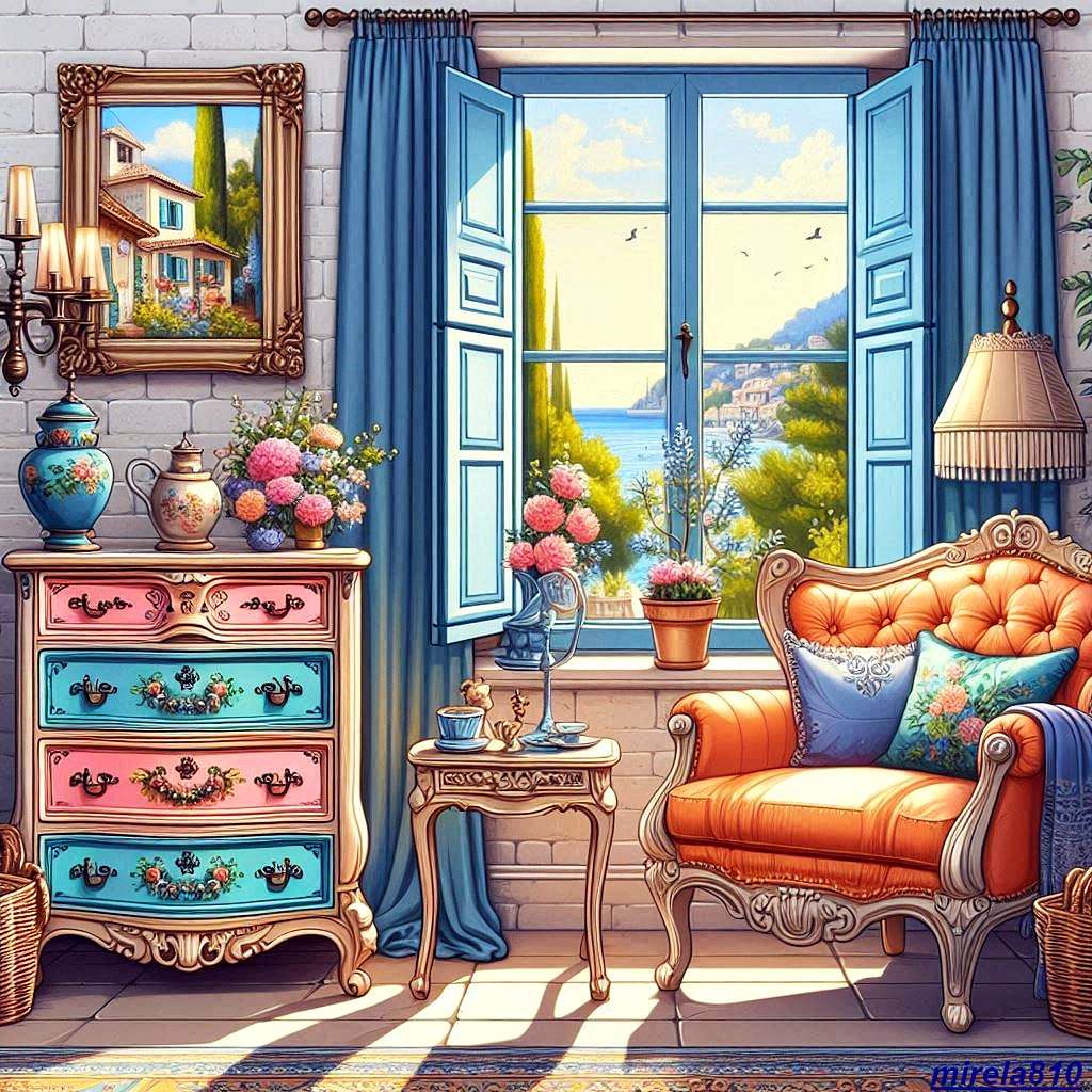 Szép szalon kirakós online