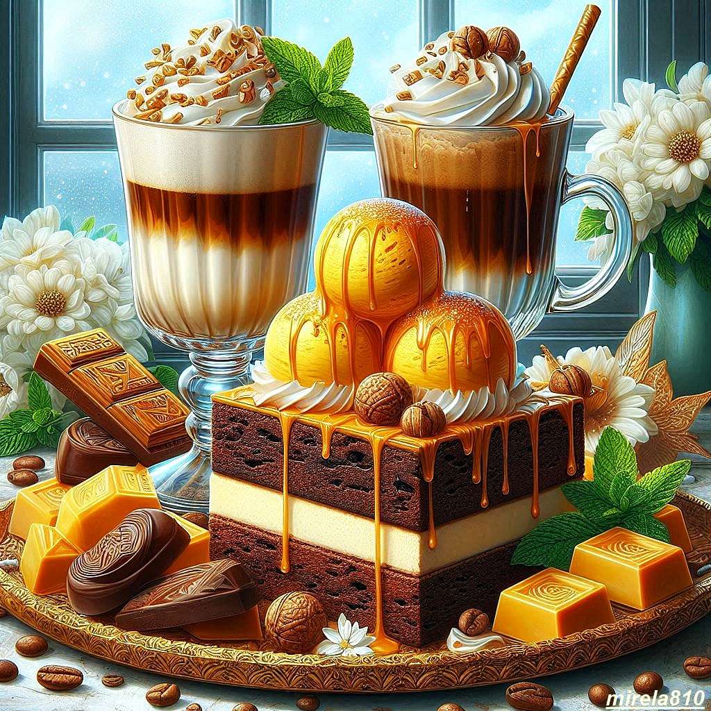 Апетитен десерт онлайн пъзел