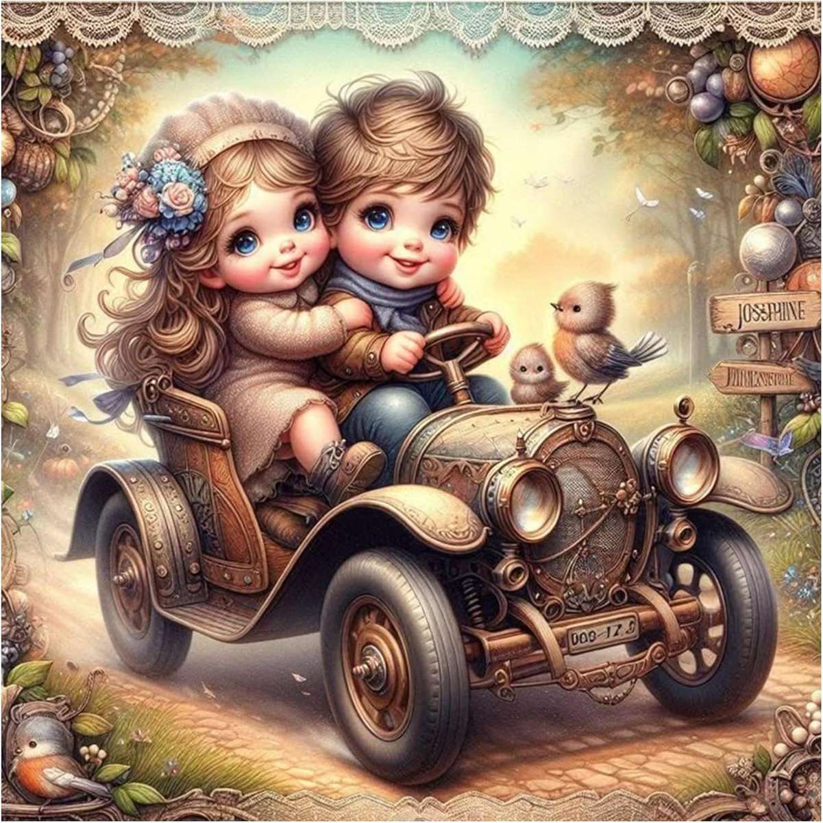 若い愛 オンラインパズル