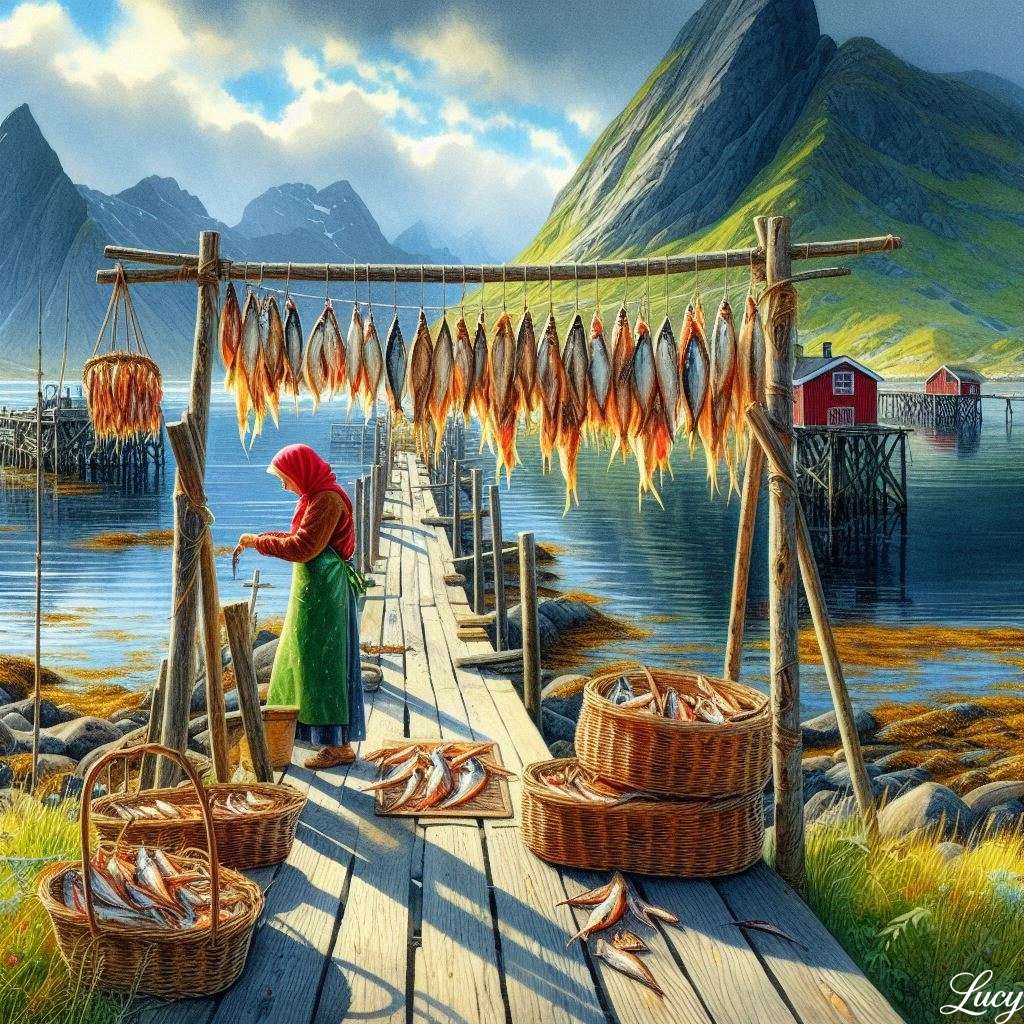 Északi parti táj online puzzle