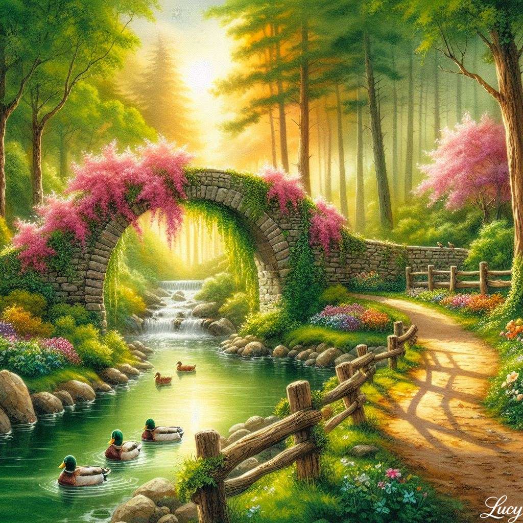 Vintage Stone Arch híd online puzzle