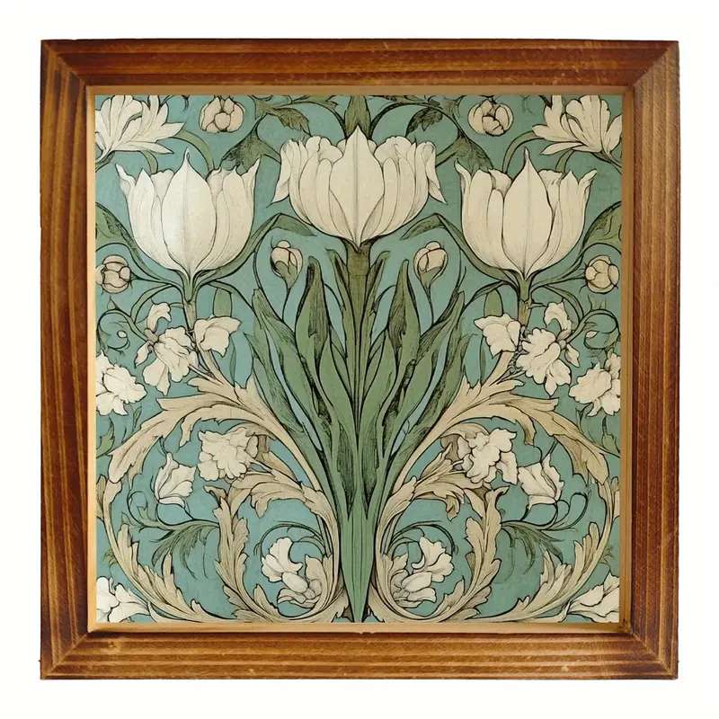 美しい芸術ヌーボーの花 ジグソーパズルオンライン