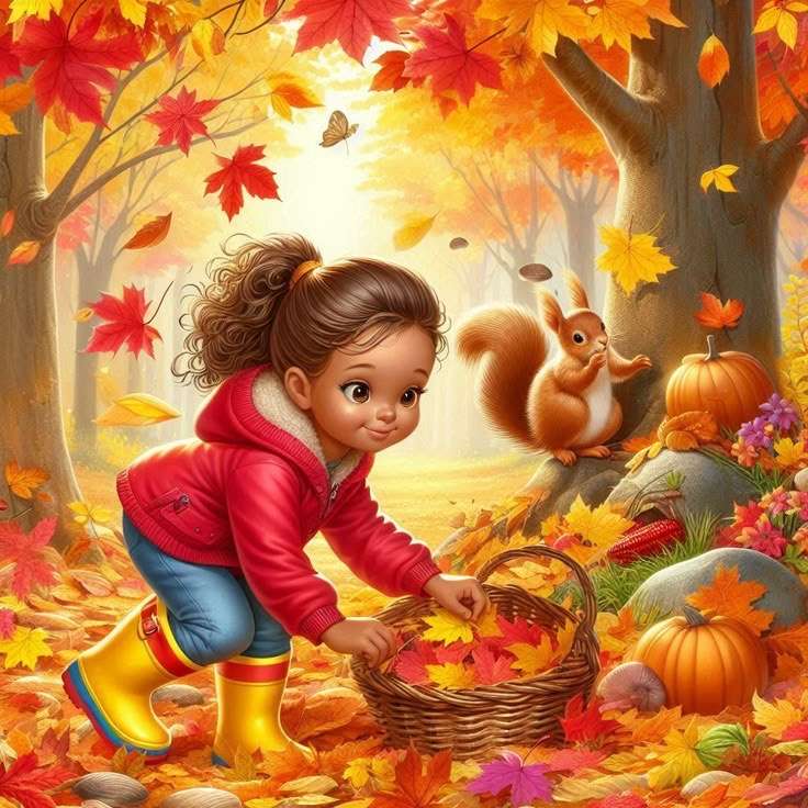 Na gości do wiewiórki puzzle online