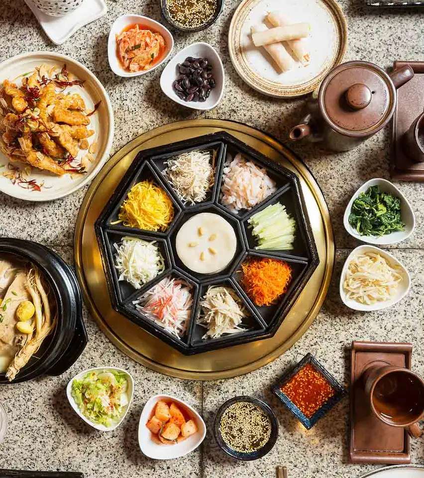 Корейски ястия онлайн пъзел