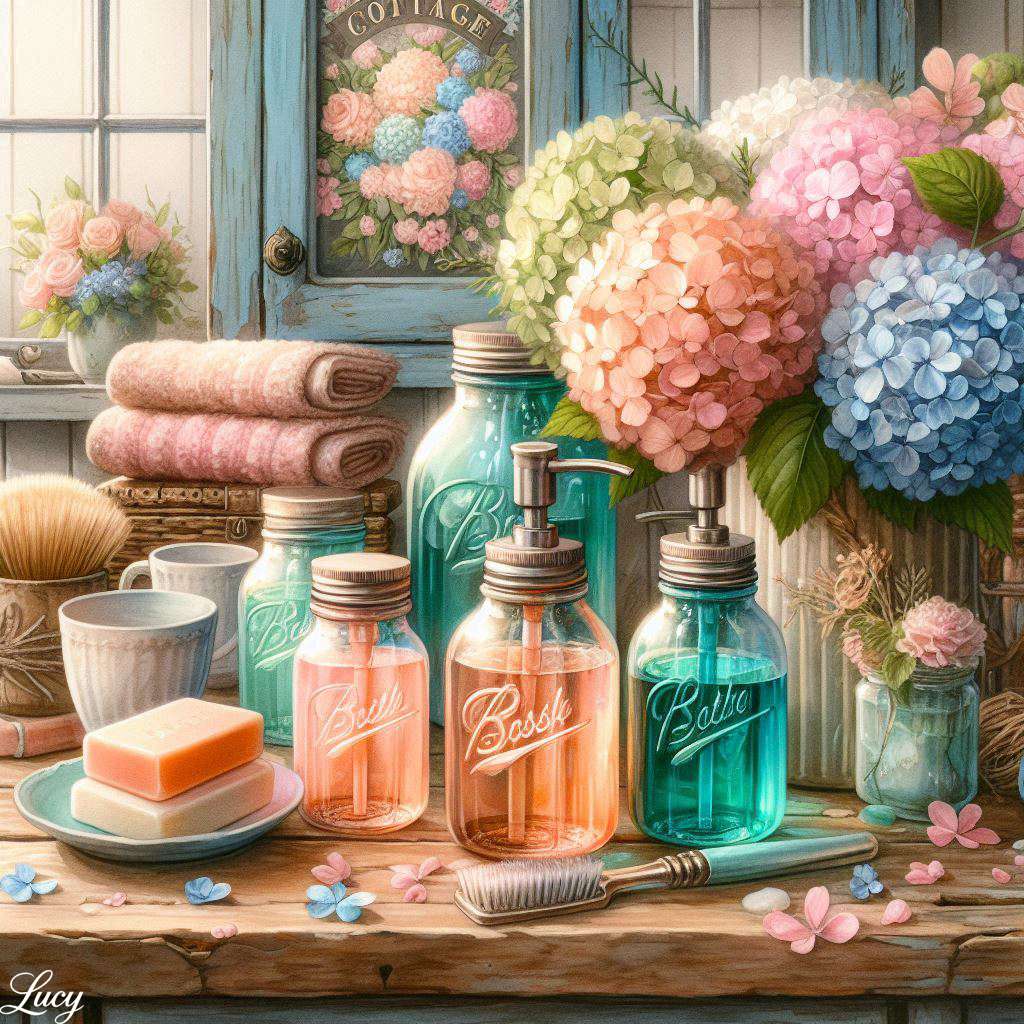 ヴィンテージコテージバニティシーン オンラインパズル