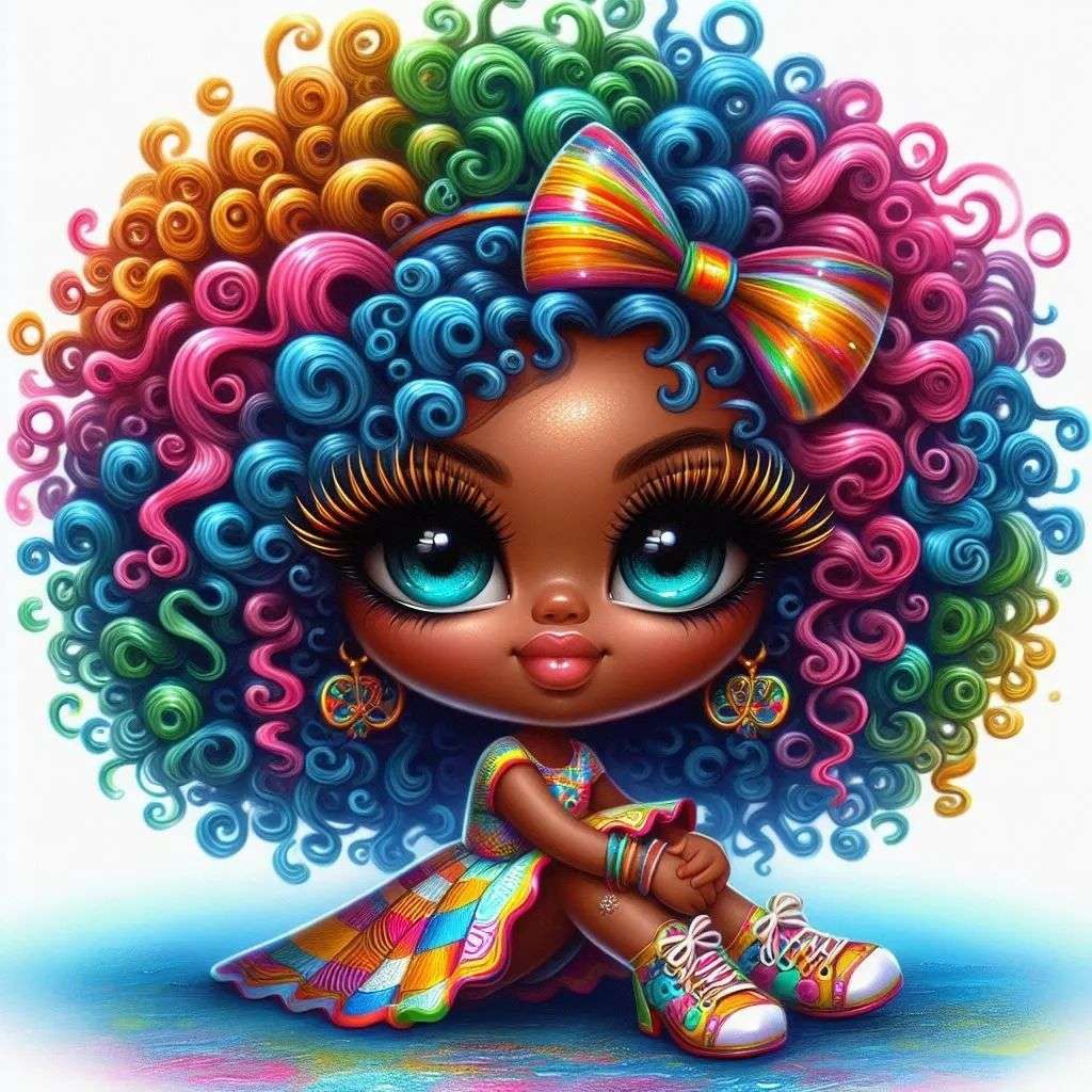 Красиво уникално момиче онлайн пъзел