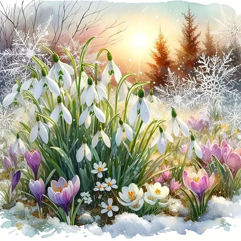 春の最初の花 オンラインパズル