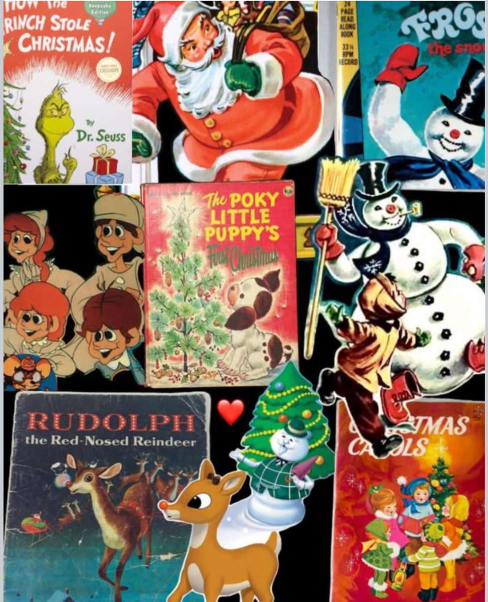 子供向けの昔ながらのクリスマスの本 ジグソーパズルオンライン