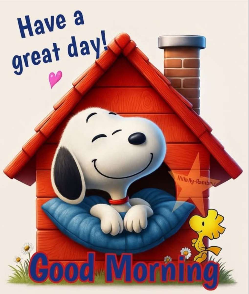 スヌーピーは一晩中眠れて幸せでした。 オンラインパズル