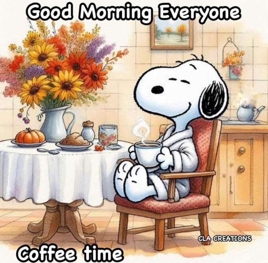 スヌーピーの好きな時間：朝食 ジグソーパズルオンライン