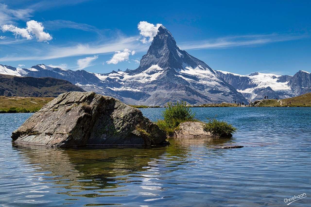 山、岩、自然。 ジグソーパズルオンライン