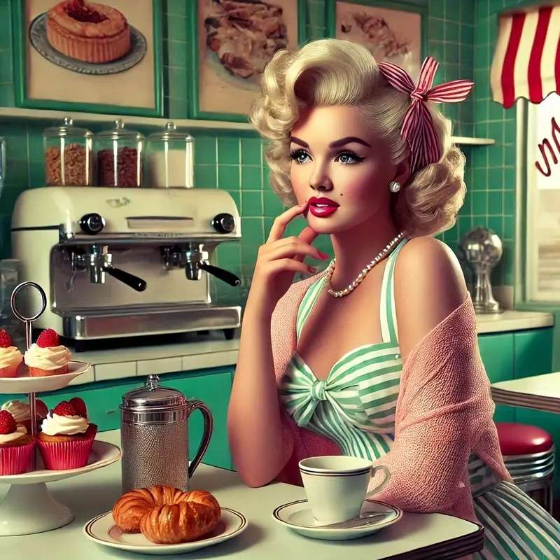 朝のコーヒーとマフィン オンラインパズル