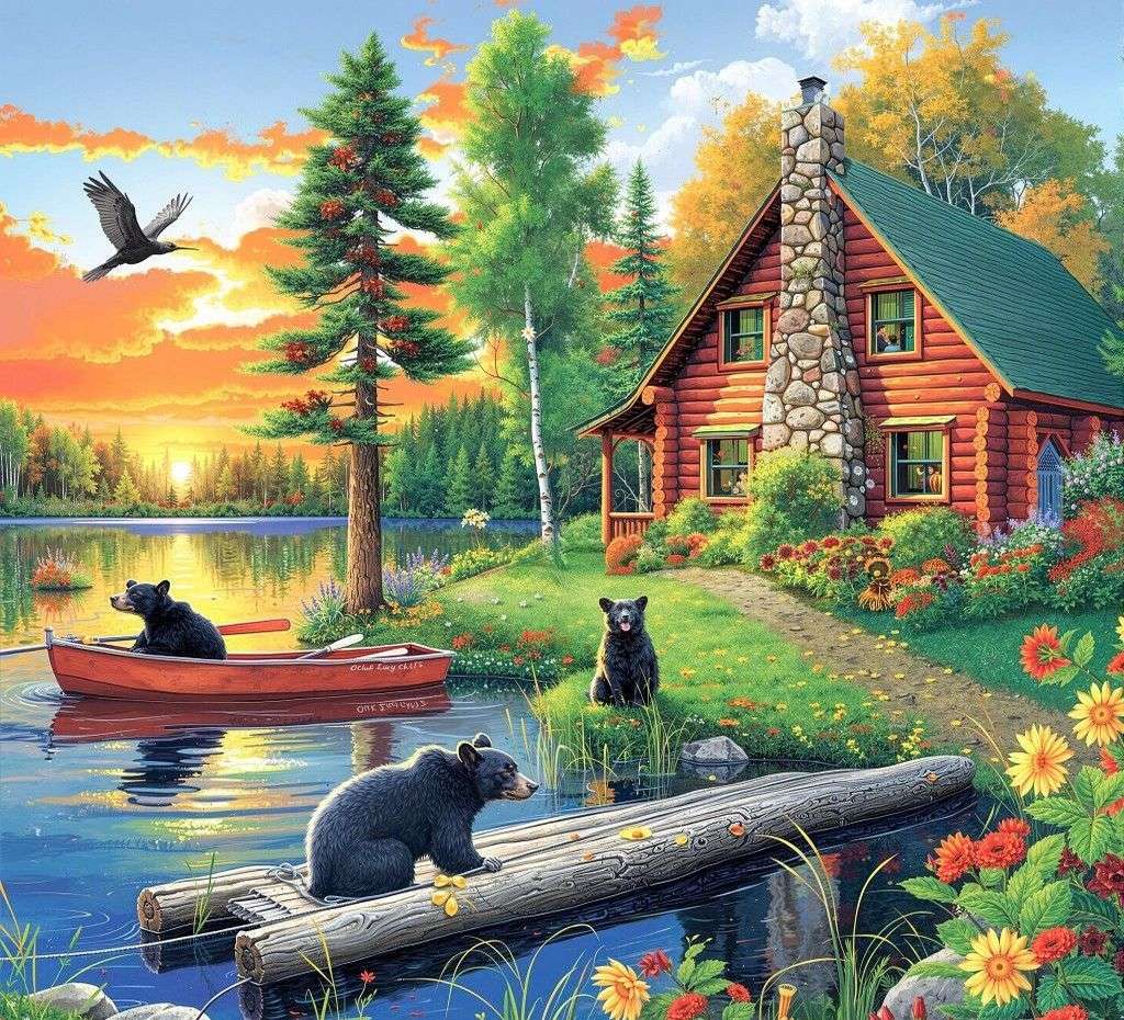 A medve ház online puzzle