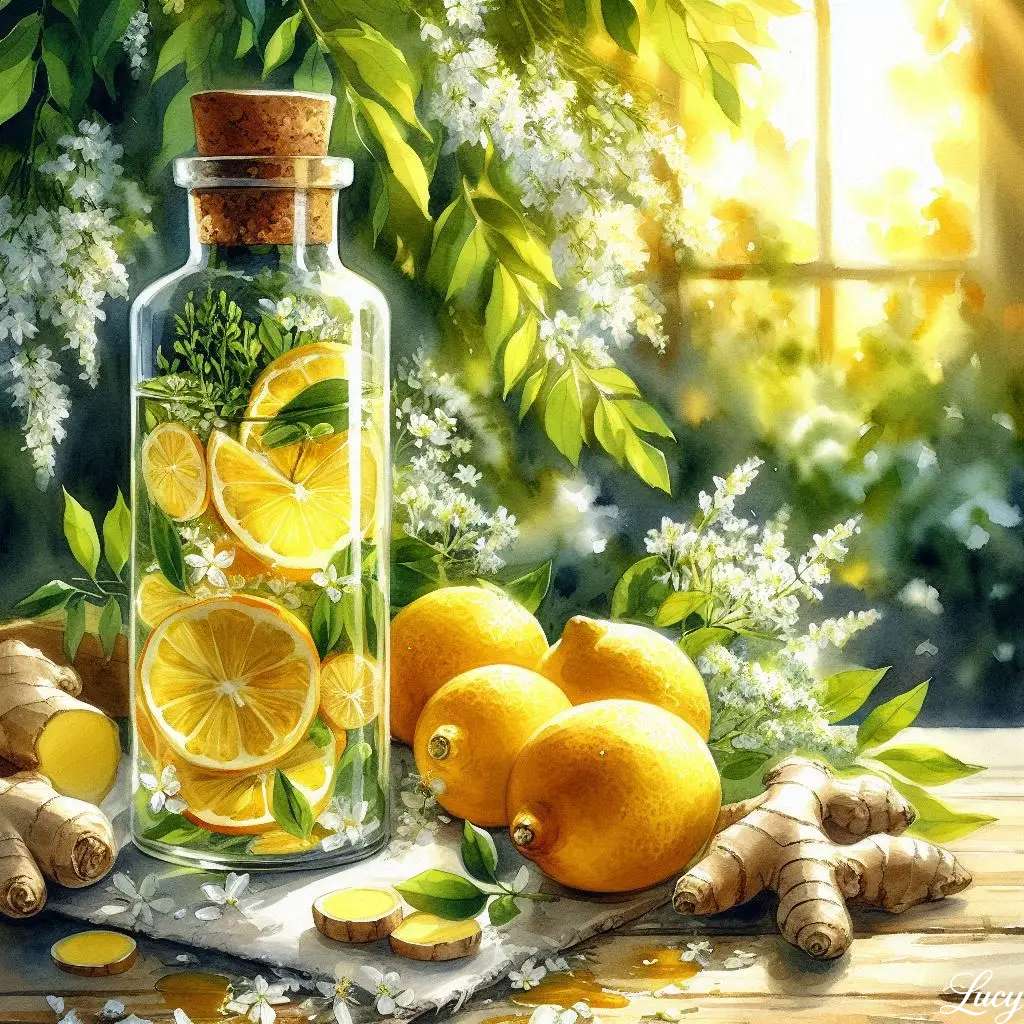 Висока стъклена бутилка, запечатана с корк онлайн пъзел