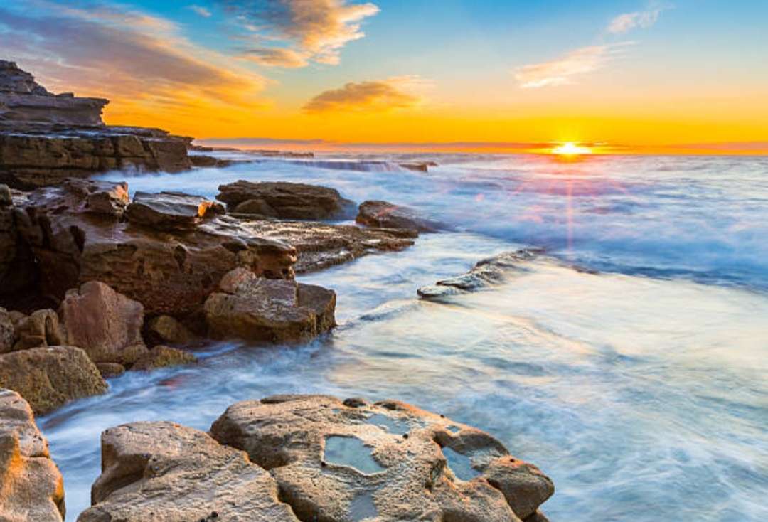 美しい海辺の景色 オンラインパズル