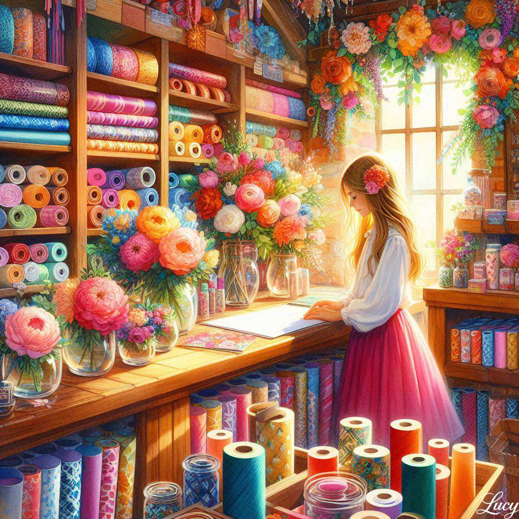 光が降り注ぐ居心地の良いクラフトブティック オンラインパズル