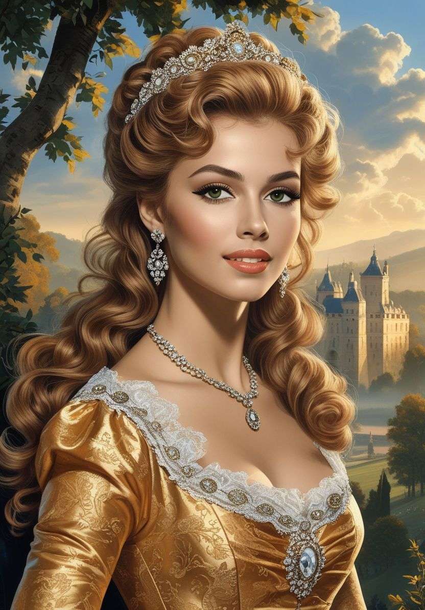 素晴らしく美しいアンジェリカ ジグソーパズルオンライン