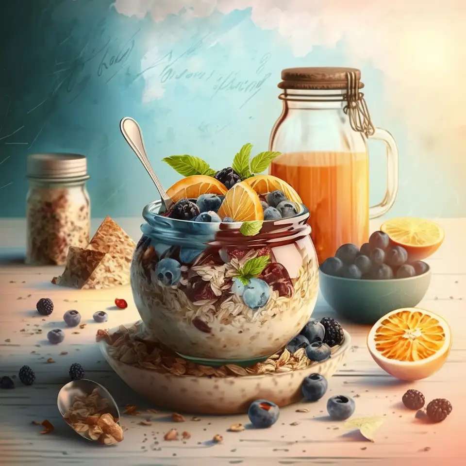 Закуска с плодове онлайн пъзел