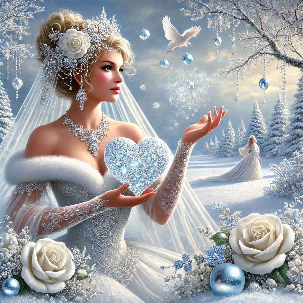 Srdce ledové královny online puzzle
