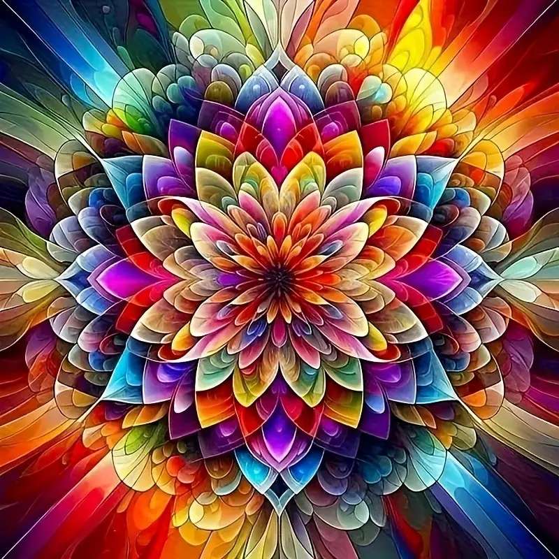 色とりどりのマンダラ オンラインパズル