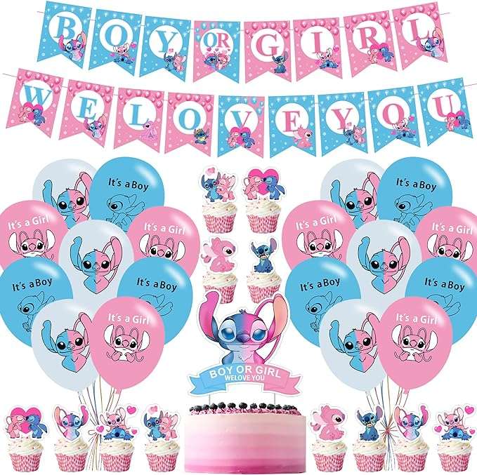 Парти на Лило и Стич! онлайн пъзел