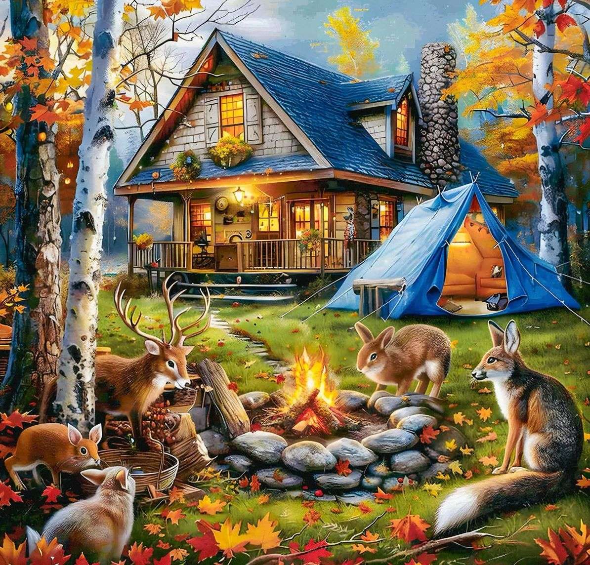 森の秋 ジグソーパズルオンライン