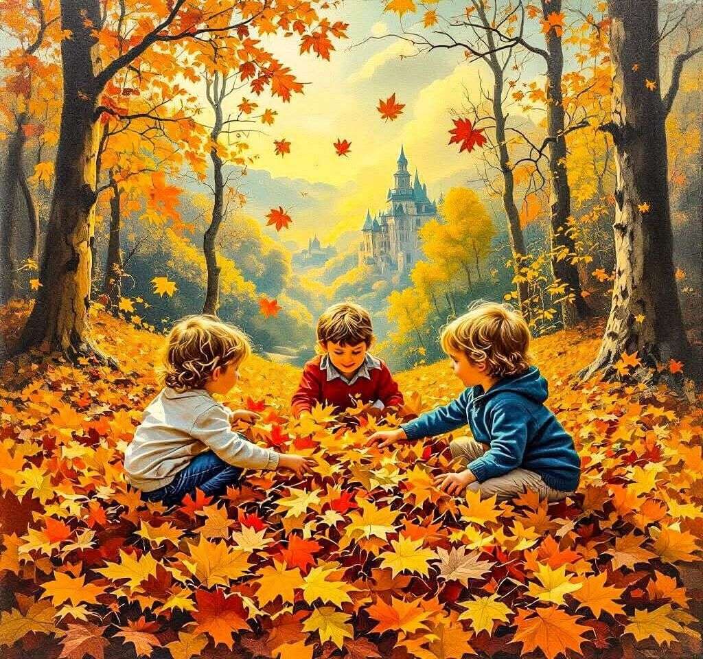 黄葉の秋 オンラインパズル