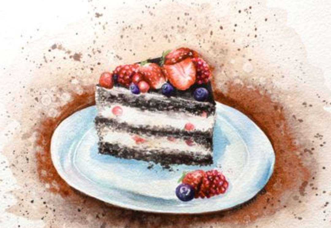 Плодова торта онлайн пъзел