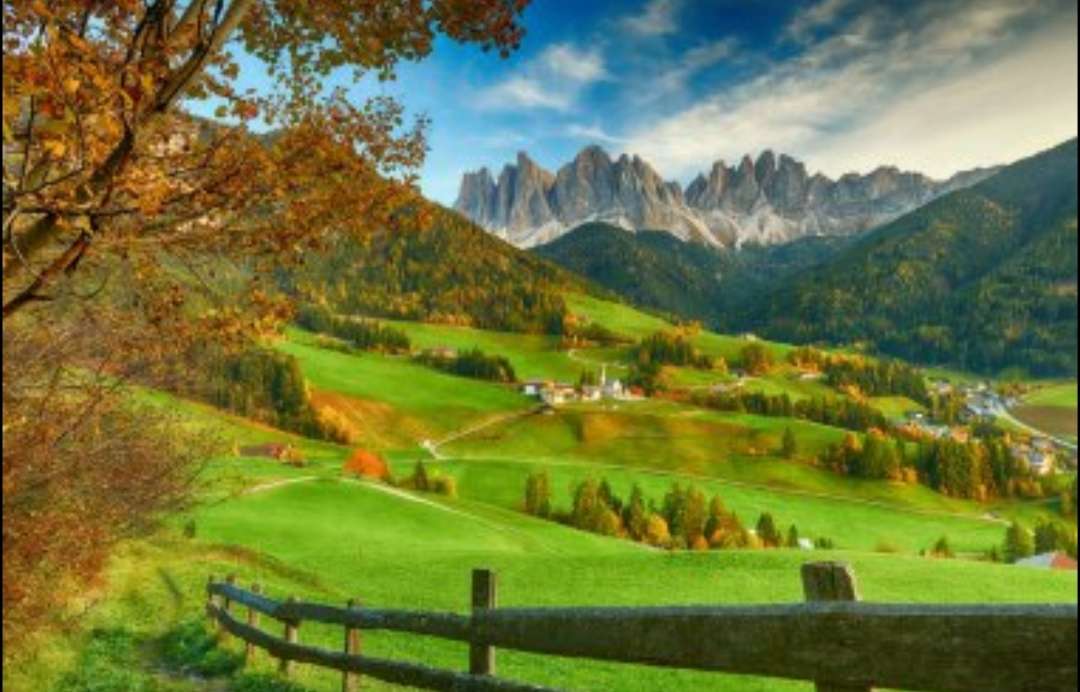 秋のイタリアアルプス ジグソーパズルオンライン