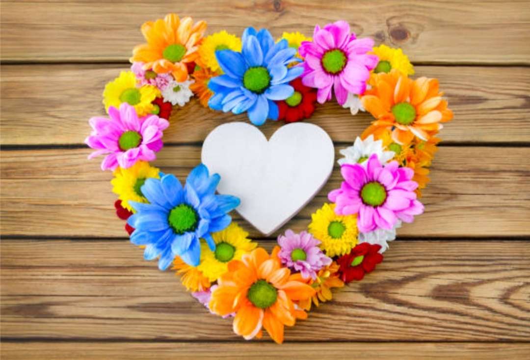 フラワーハート ジグソーパズルオンライン