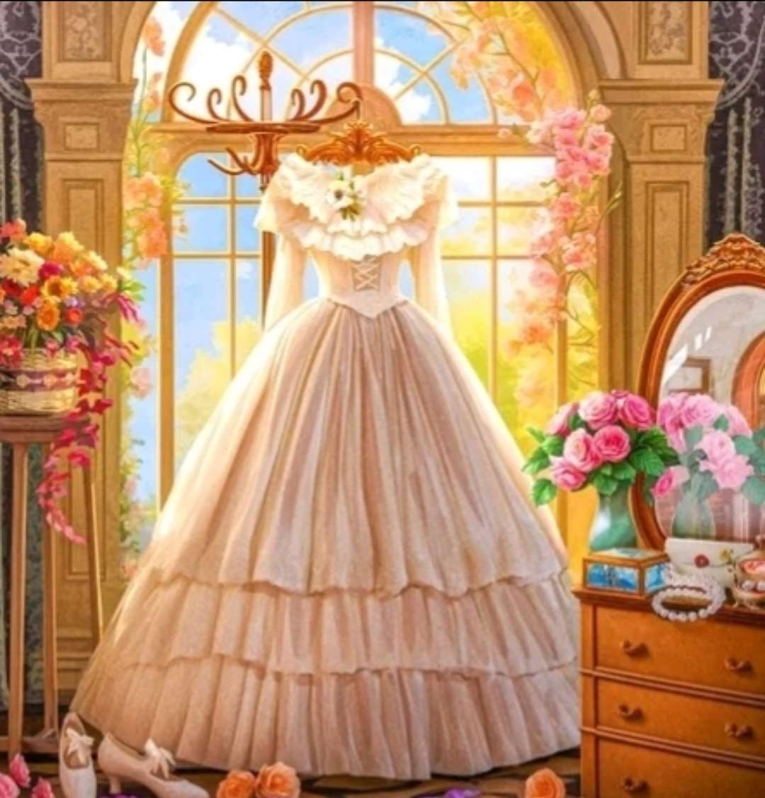 ウェディングドレス ジグソーパズルオンライン